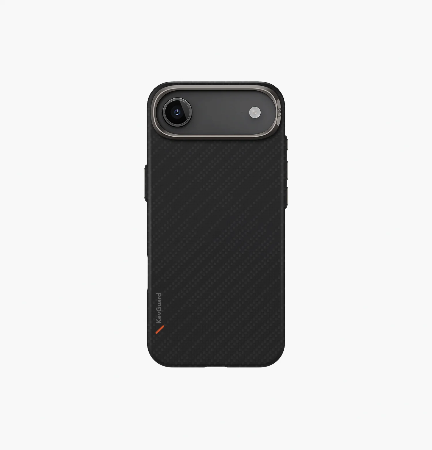 Чехол Uniq для iPhone 17 Air KEVA EDGE Full Kevlar (MagSafe), Черный