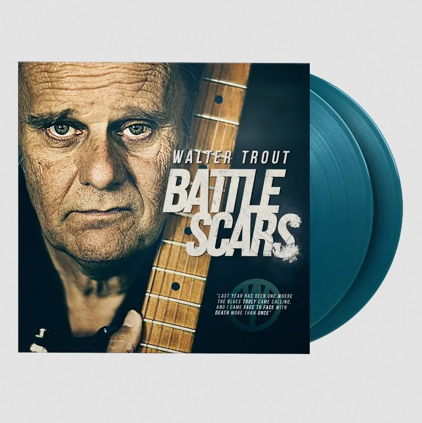 Виниловая пластинка TROUT WALTER - Battle Scars (10th Anniversary) (Aquamarine)