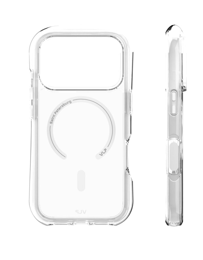 Чехол VLP Bubble Case с MagSafe для iPhone 17 Pro Max, белый