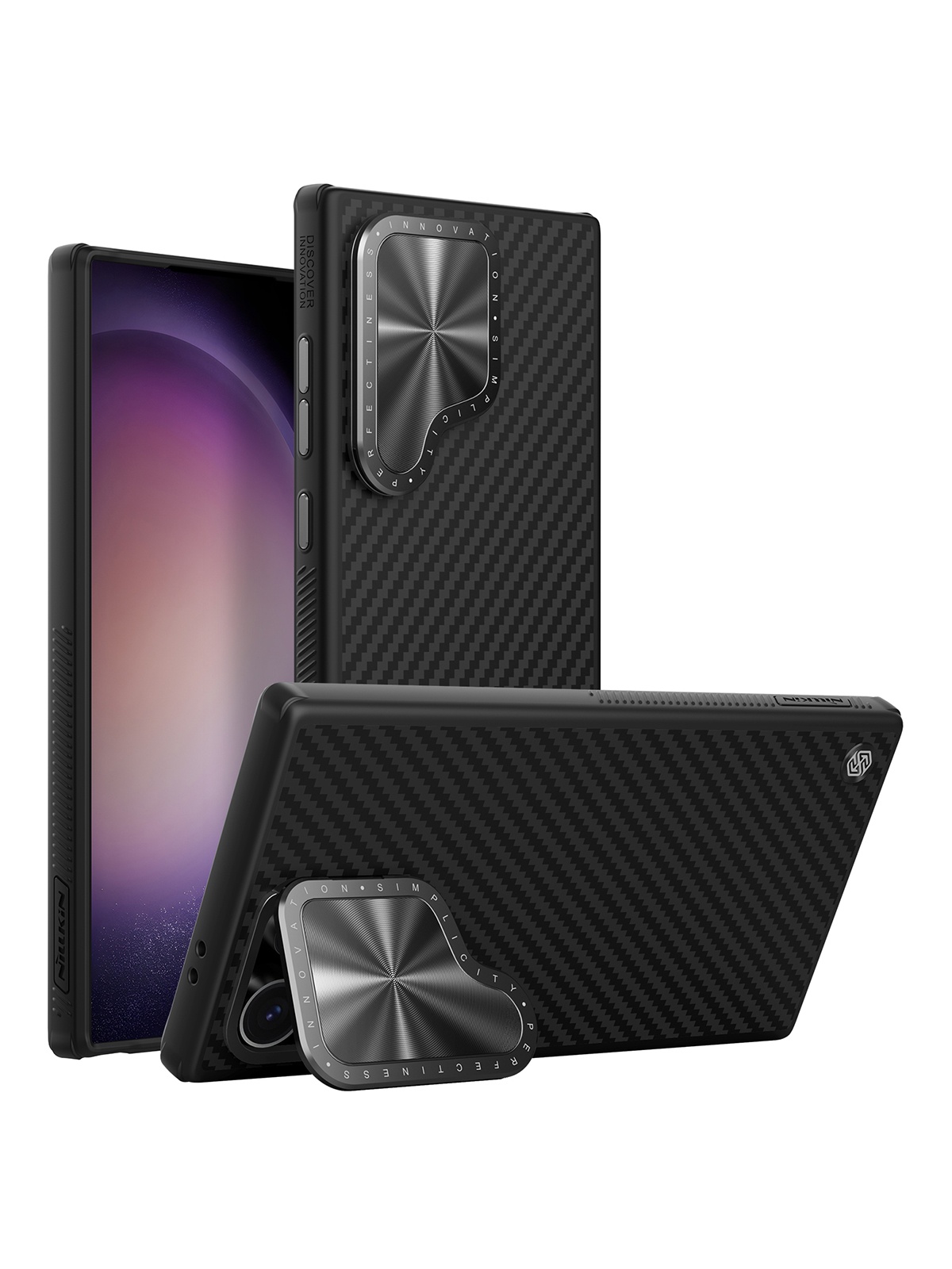 Чехол Nillkin для Samsung S24 Ultra CarboProP Black