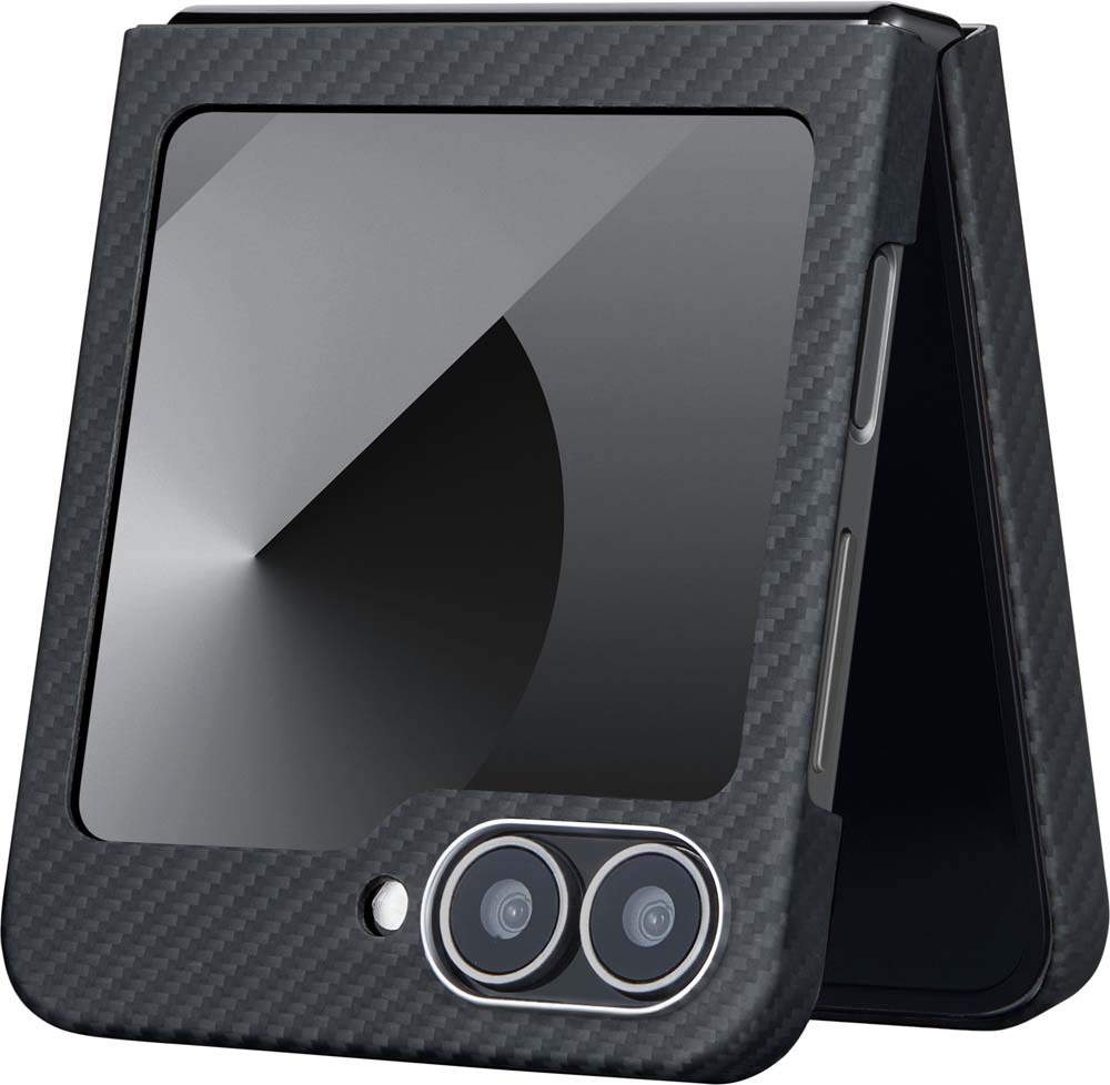 Чехол Pitaka Fusion Weaving MagEZ Case 5 для Samsung Z Flip6 черный