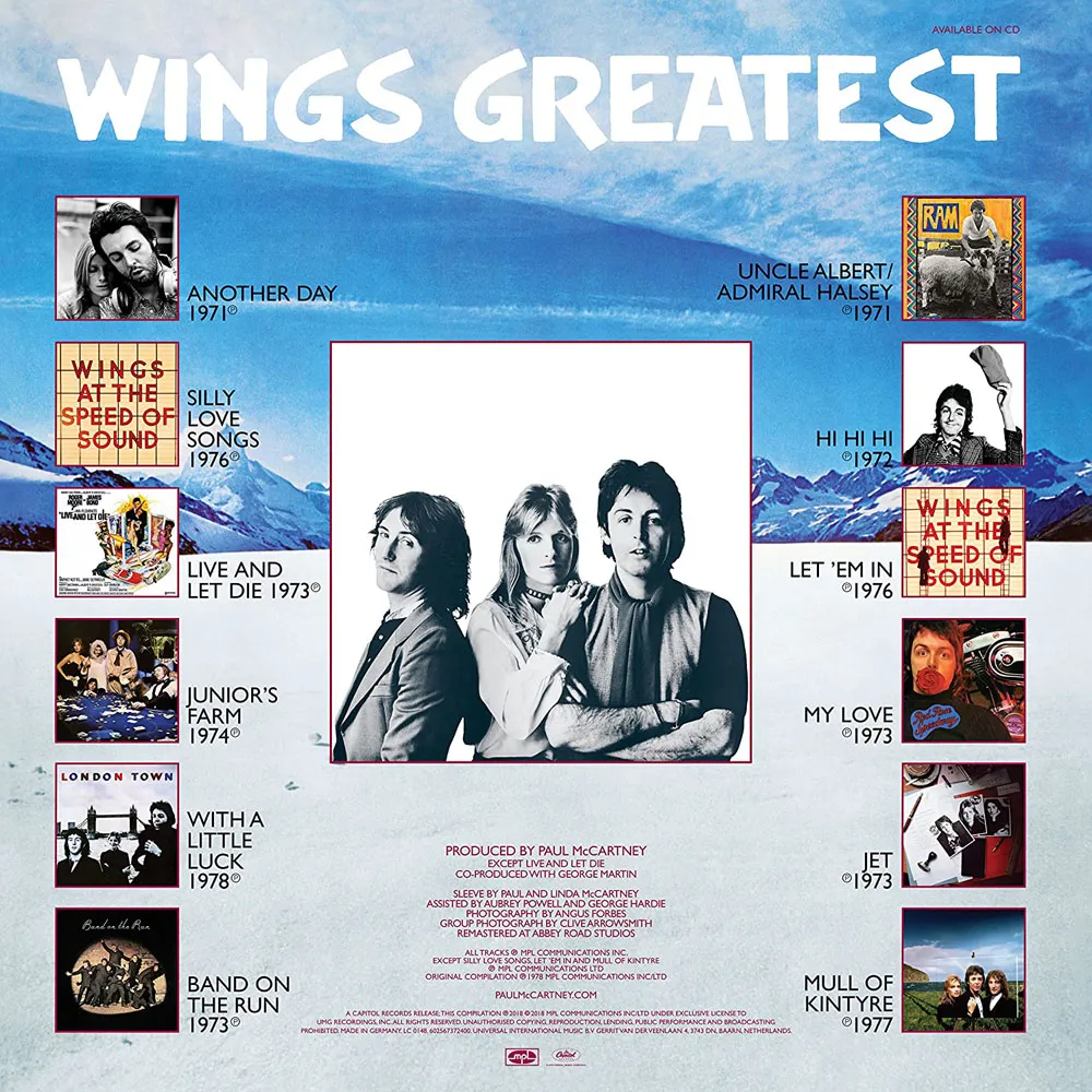 Виниловая пластинка WINGS - Wings Greatest