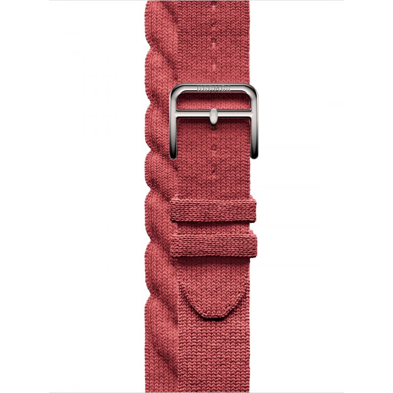 Смарт-часы Apple Watch S10 Hermes - 46 mm, браслет Torsade Single Tour (Rouge Grenat | красный гранат)