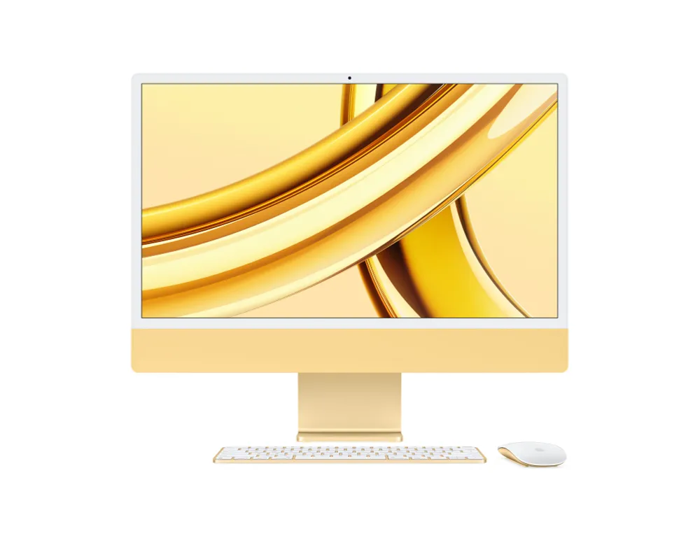 Моноблок Apple iMac 24" M3 (2023) Retina 4,5K 8C CPU/10С GPU, 16 ГБ RAM, 2 ТБ SSD, русская раскладка, (Yellow | Желтый) (Z19G001KN)
