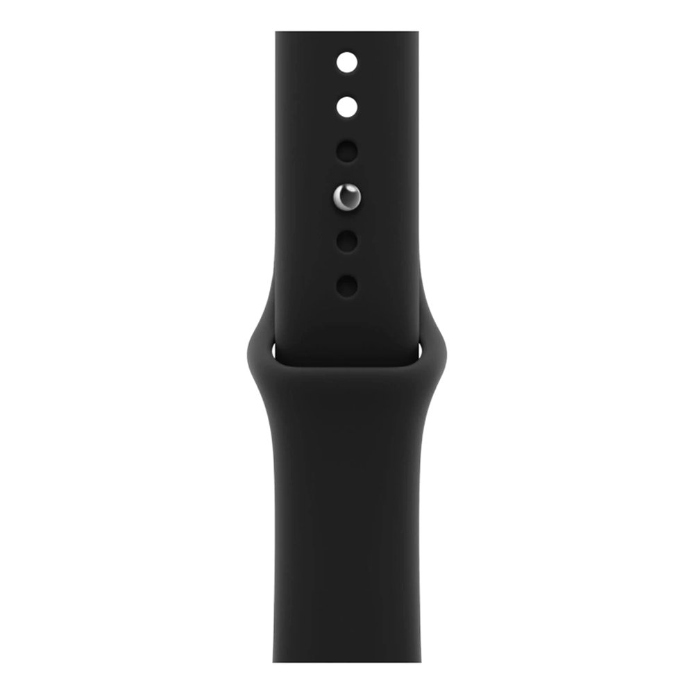 Смарт-часы Apple Watch Series 12, 46 мм, GPS, корпус алюминий Black, ремешок Sport Band Black, размер S/M