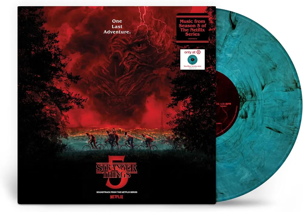 Виниловая пластинка OST - Stranger Things: Season 5 (Sea Blue W/ Black Smoke)