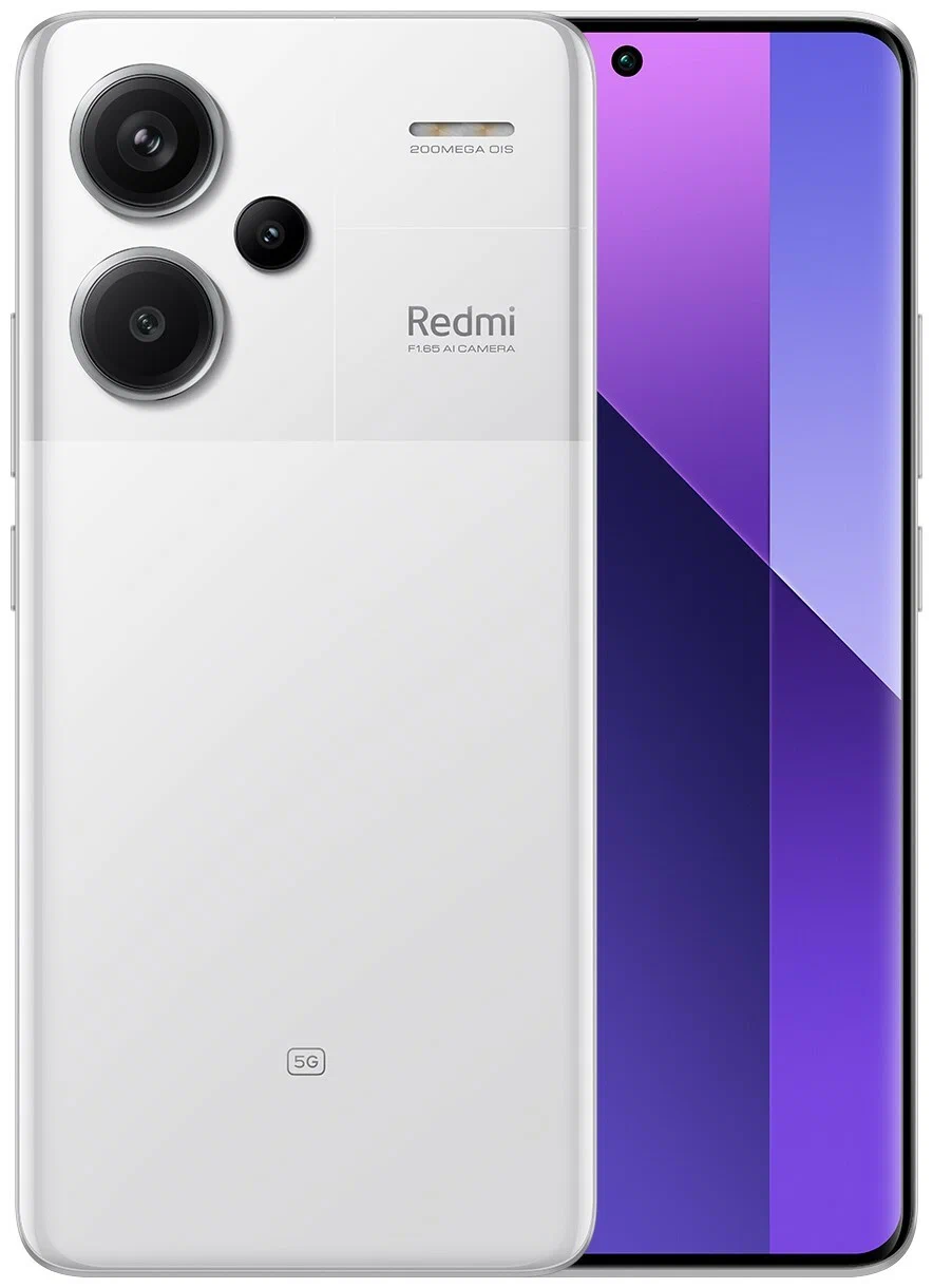 Смартфон Xiaomi Redmi Note 13 Pro Plus 5G | 8/256 ГБ Ростест (EAC) Moonlight White Смартфон Xiaomi Redmi Note 13 Pro Plus 5G | 8/256 ГБ Ростест (EAC) Moonlight White