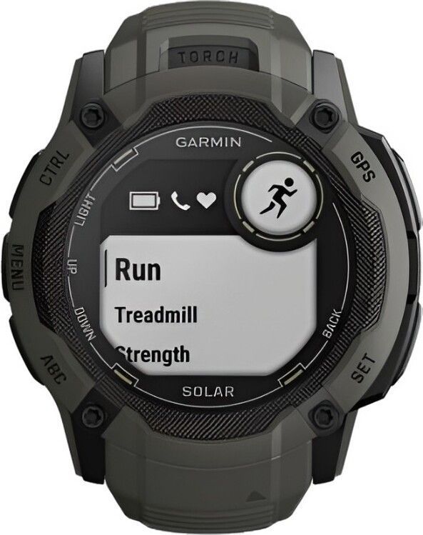 Смарт-часы Garmin Instinct 2X Solar Standard Edition - 50 mm, Темно-зеленый