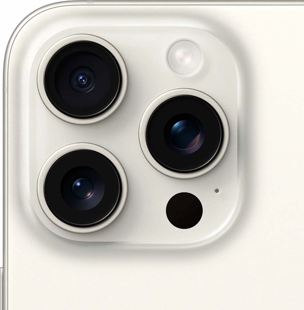 Смартфон Apple iPhone 15 Pro Max eSim 1 ТБ (White Titanium | Белый титан)