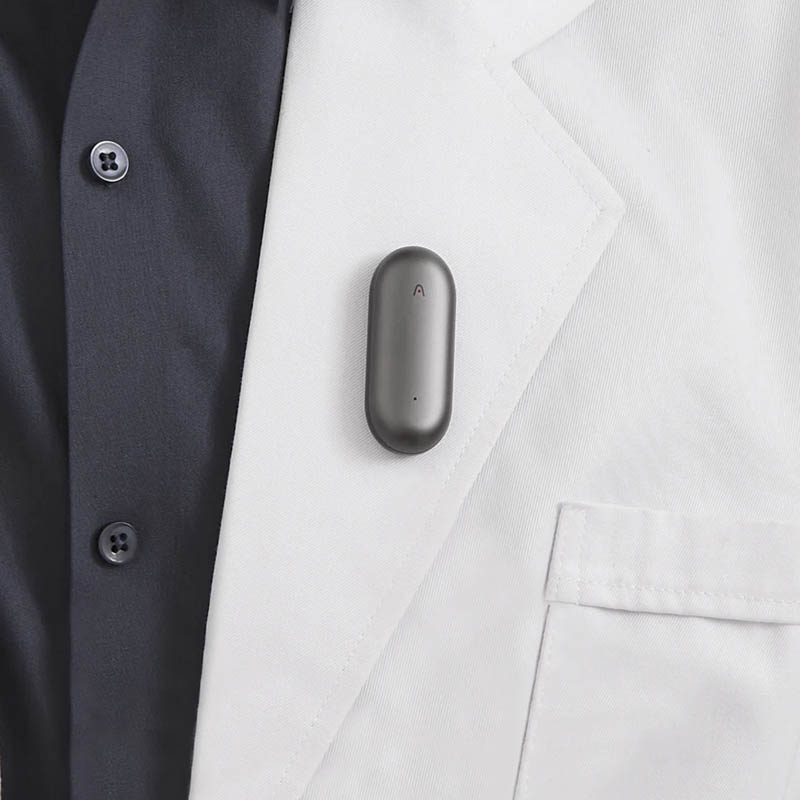 Диктофон Plaud Note Pin с ChatGPT, 64 ГБ, Черный