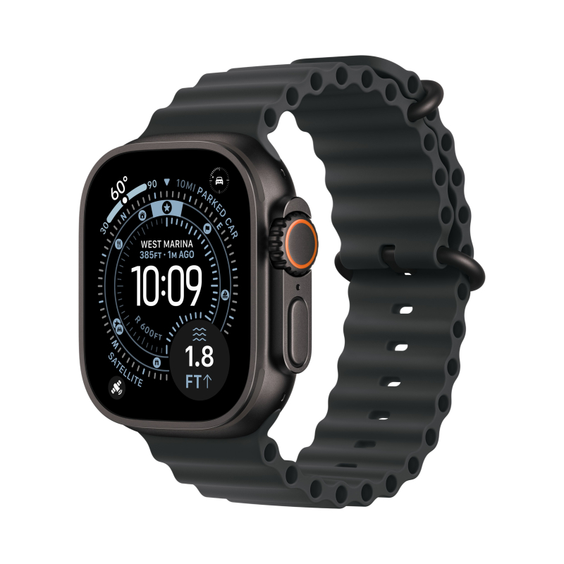 Смарт-часы Apple Watch Ultra 3, 49 мм, Black Titanium, Ocean Band Black Смарт-часы Apple Watch Ultra 3, 49 мм, Black Titanium, Ocean Band Black