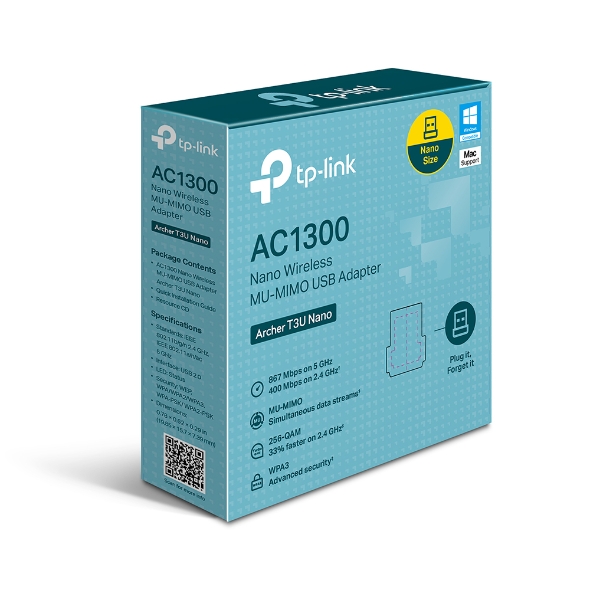 Адаптер Wi-Fi TP-Link Archer T3U, USB 3.0 (Archer T3U)