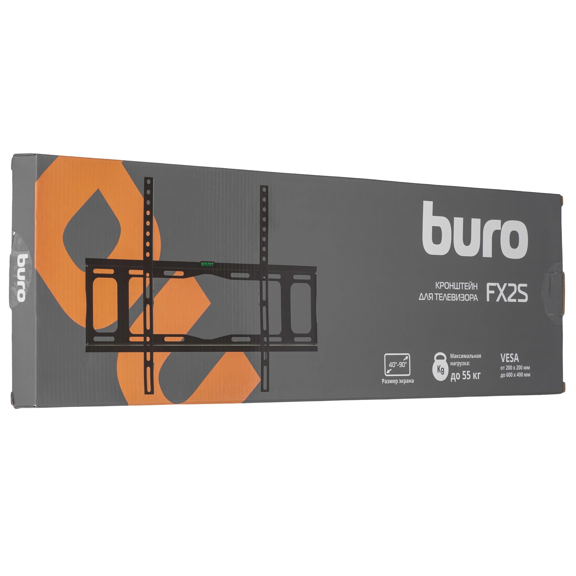 Кронштейн для ТВ Buro FX2S черный