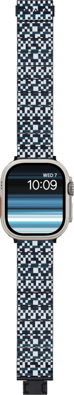 Ремешок Pitaka Moon для Apple Watch, 38/49 мм, карбон, принт мозаика Ремешок Pitaka Moon для Apple Watch, 38/49 мм, карбон, принт мозаика