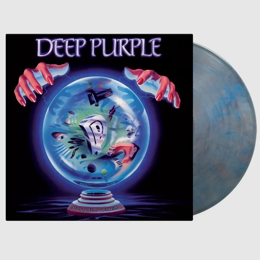 Виниловая пластинка DEEP PURPLE - Slaves & Masters (35th Anniversary) (Translucent Blue & Purple Marbled)