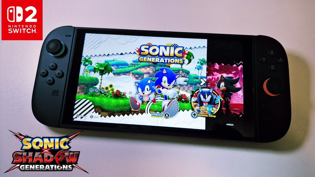 Игра Sonic x Shadow Generations (NS)
