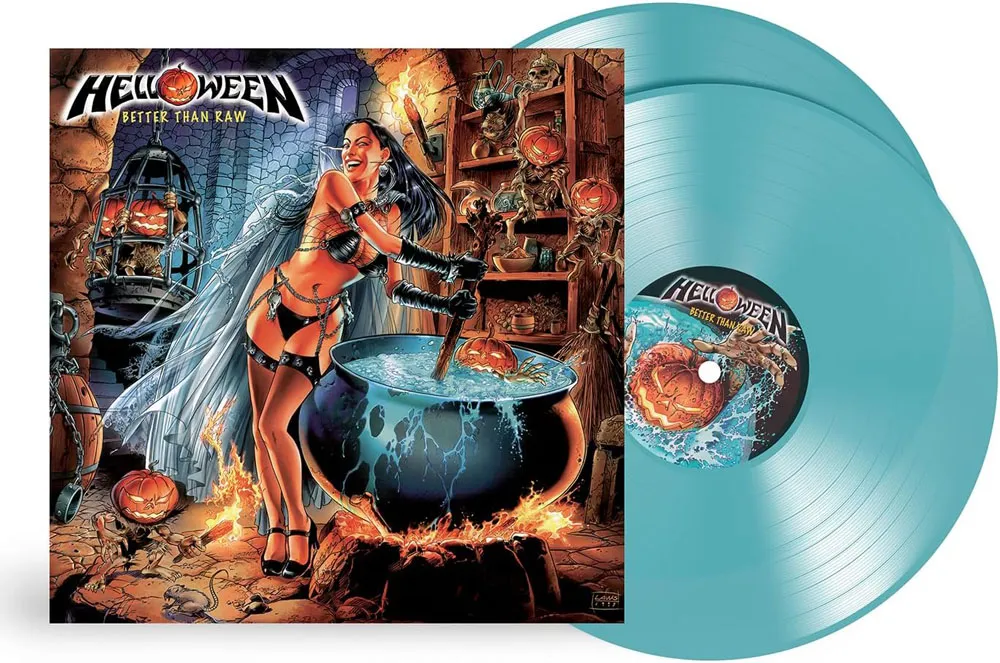 Виниловая пластинка HELLOWEEN - Better Than Raw (Turquoise)