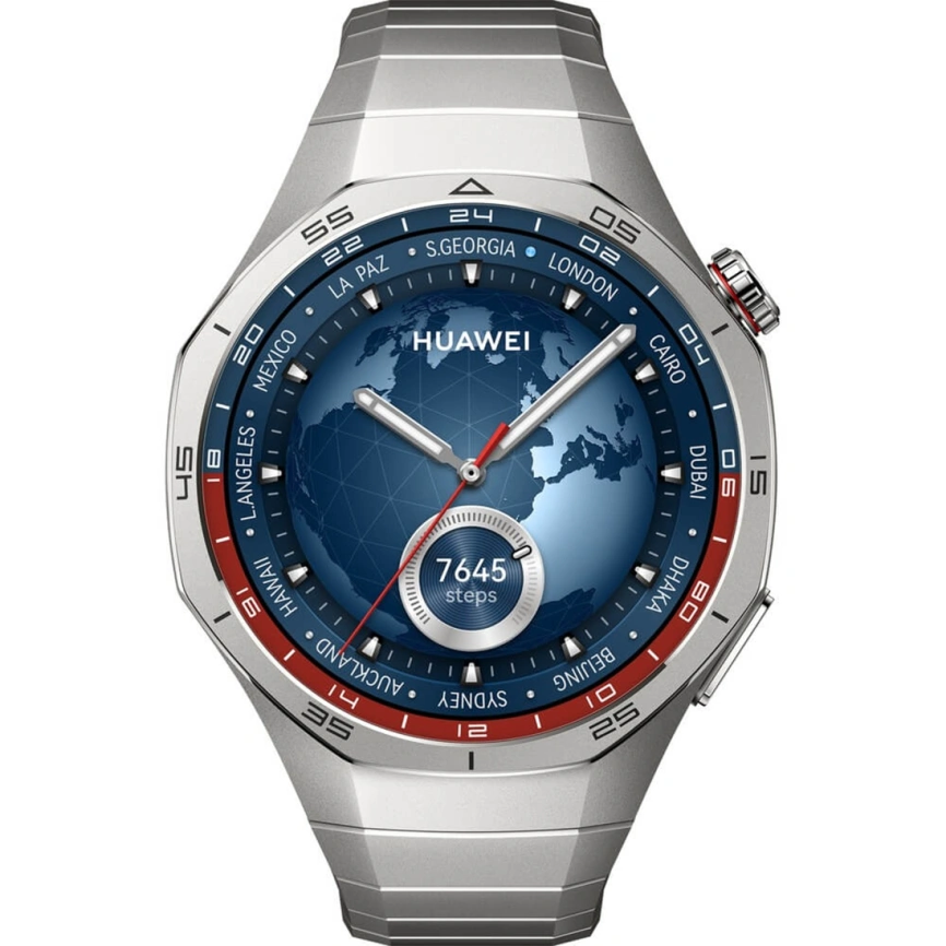 Смарт-часы Huawei Watch GT 5 Pro - 46 mm, Titanium Silver