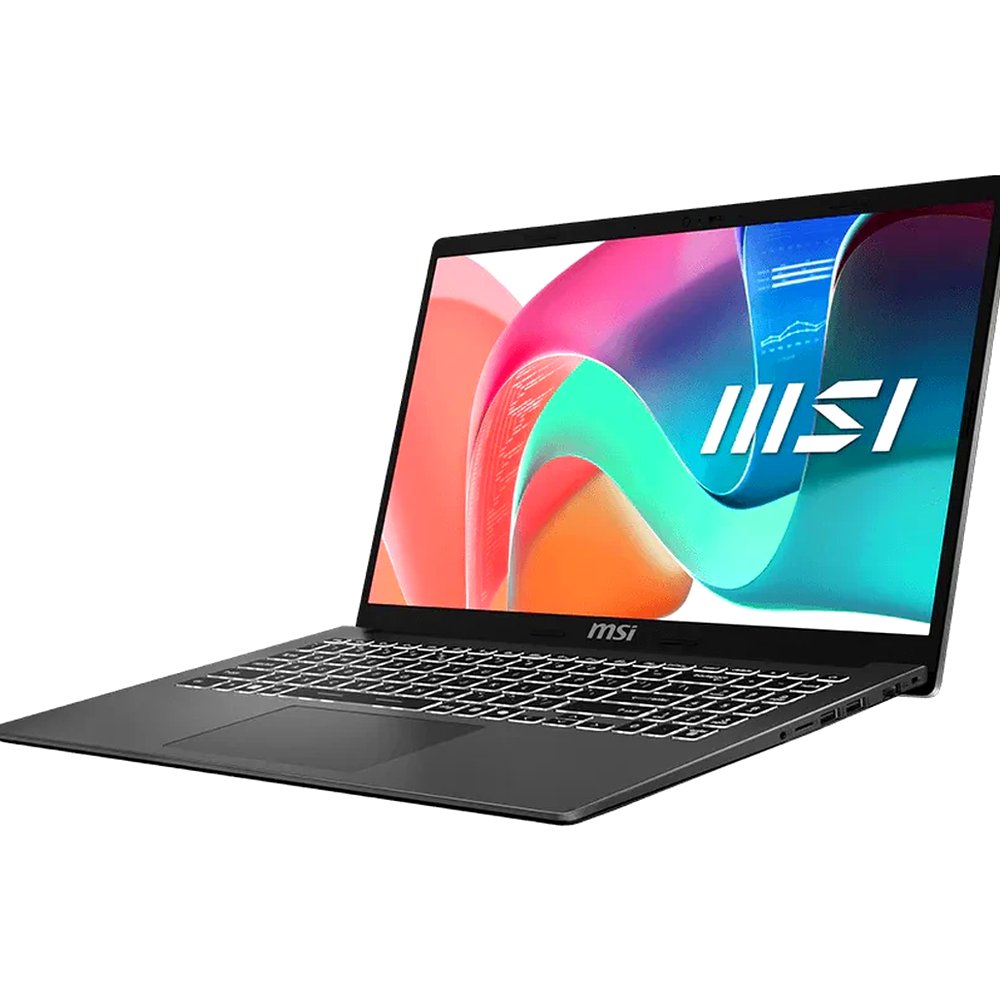 Ноутбук MSI Modern 15 150U 9S7-15S111-1280 (15.6", Intel Core 7 150U, 16 ГБ, 512 ГБ SSD) серый