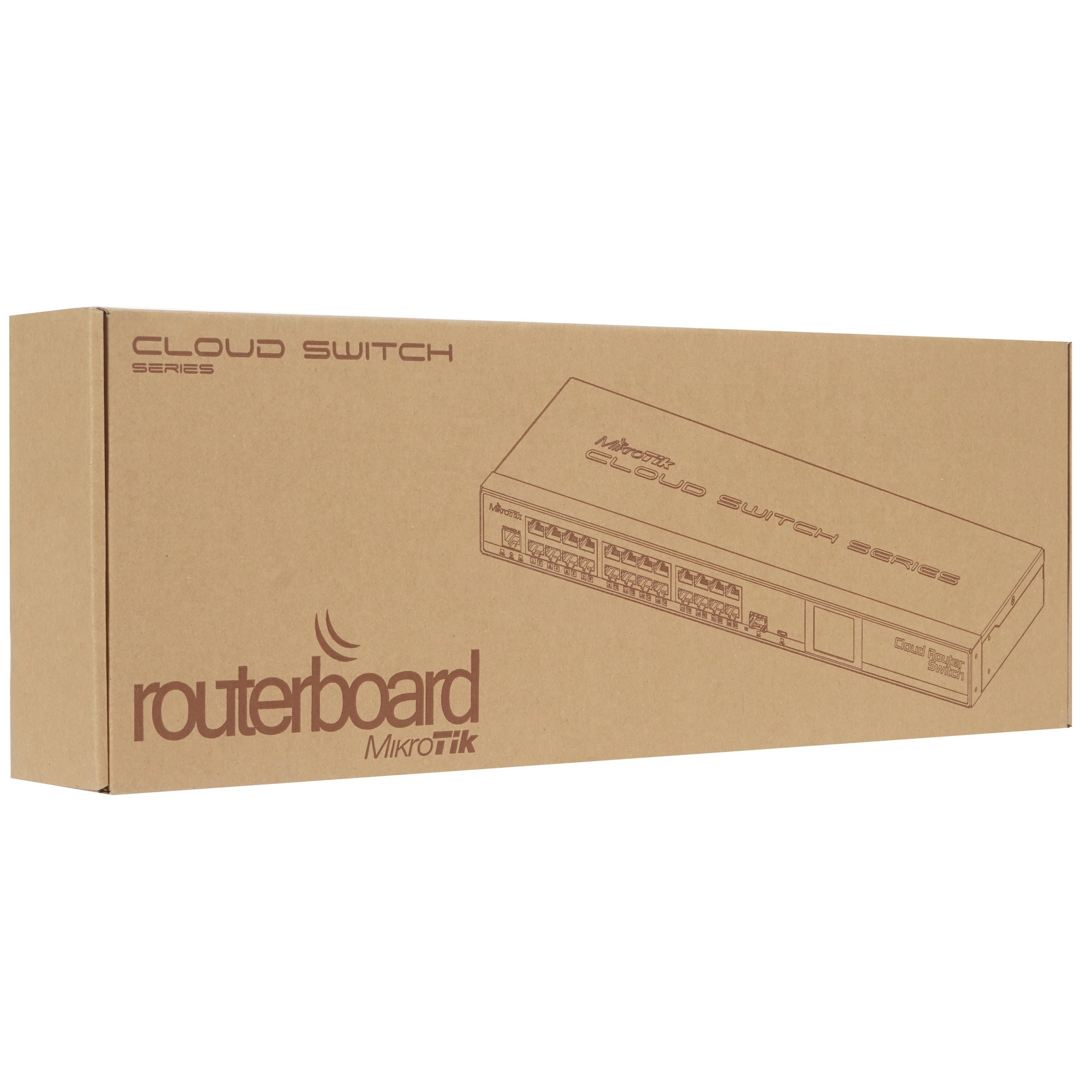 Коммутатор MikroTik CSS326-24G-2S+RM, 24 порта, 1 Гбит/с, Управляемый