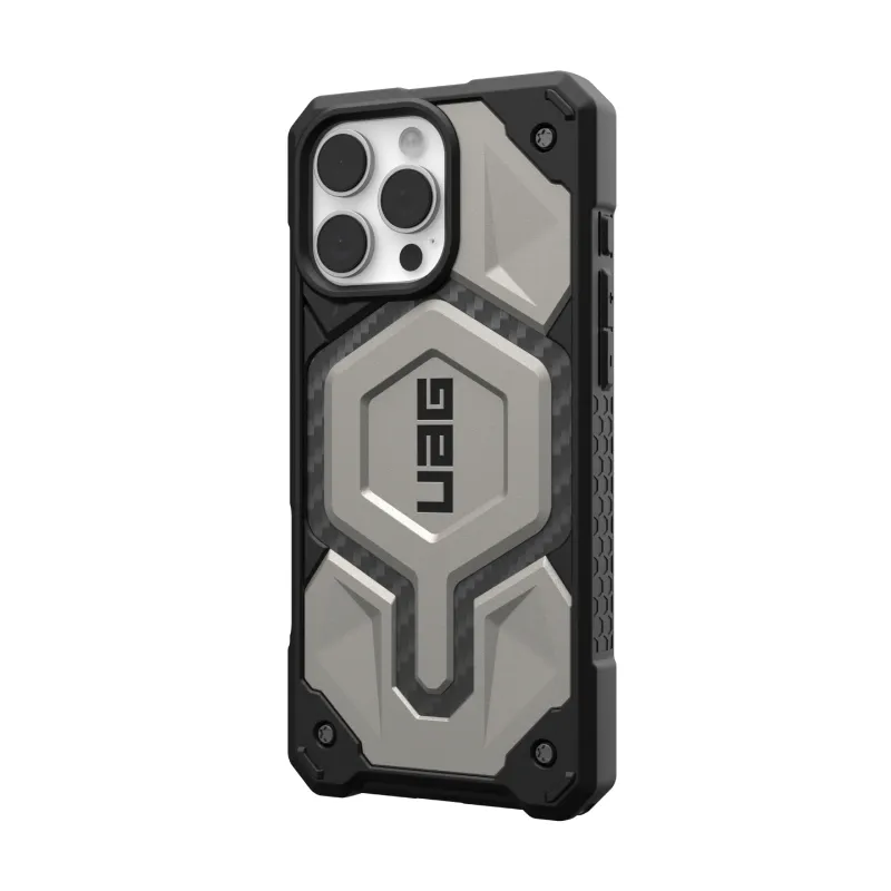 Чехол UAG Monarch Pro Magsafe для Apple iPhone 16 Pro Max Титановый
