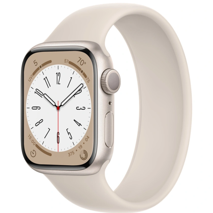 Смарт-часы Apple Watch Series 8 GPS 41 mm, сияющая звезда /  M/L