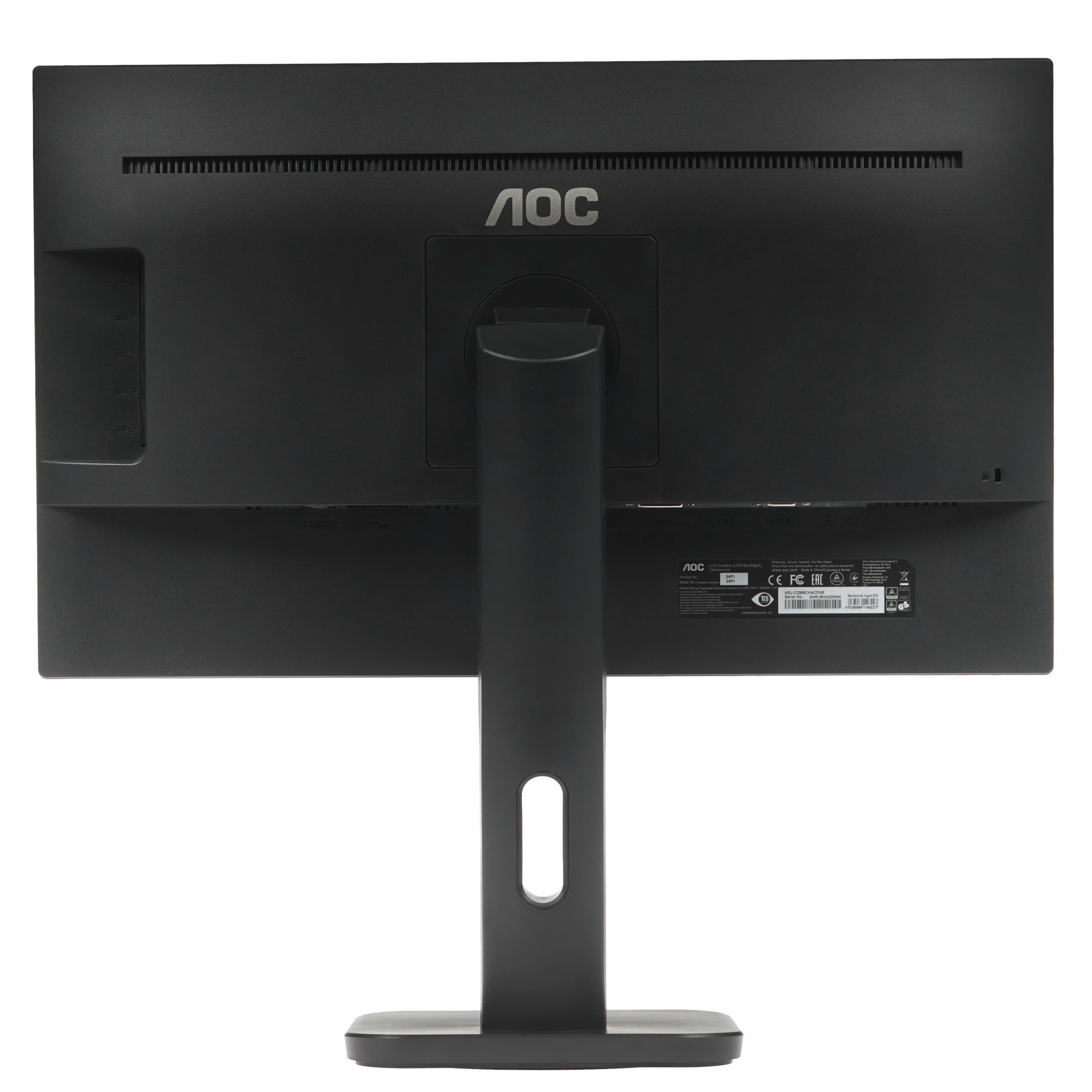 Монитор AOC 24P1 24" 60 IPS Черный