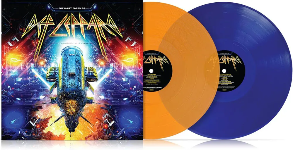Виниловая пластинка MANY FACES OF - Def Leppard (Orange And Blue)