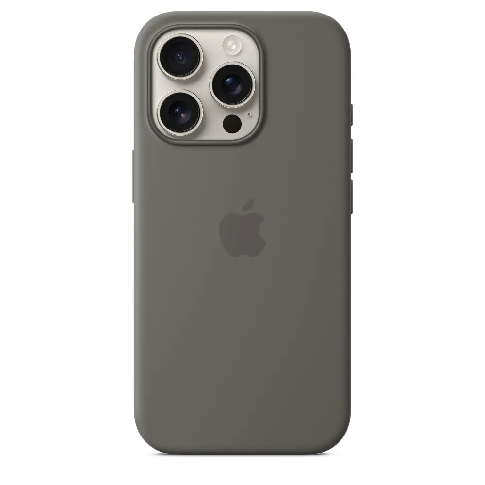 Чехол Apple для iPhone 16 Pro Silicone with MagSafe Stone Grey