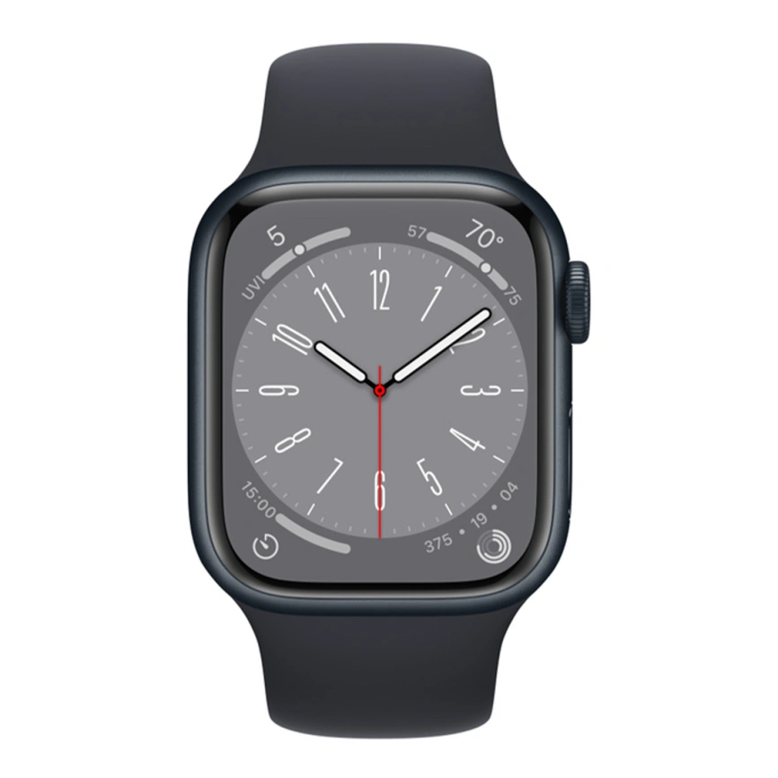 Смарт-часы Apple Watch Series 8 GPS 41mm Midnight/Black Sport Band
