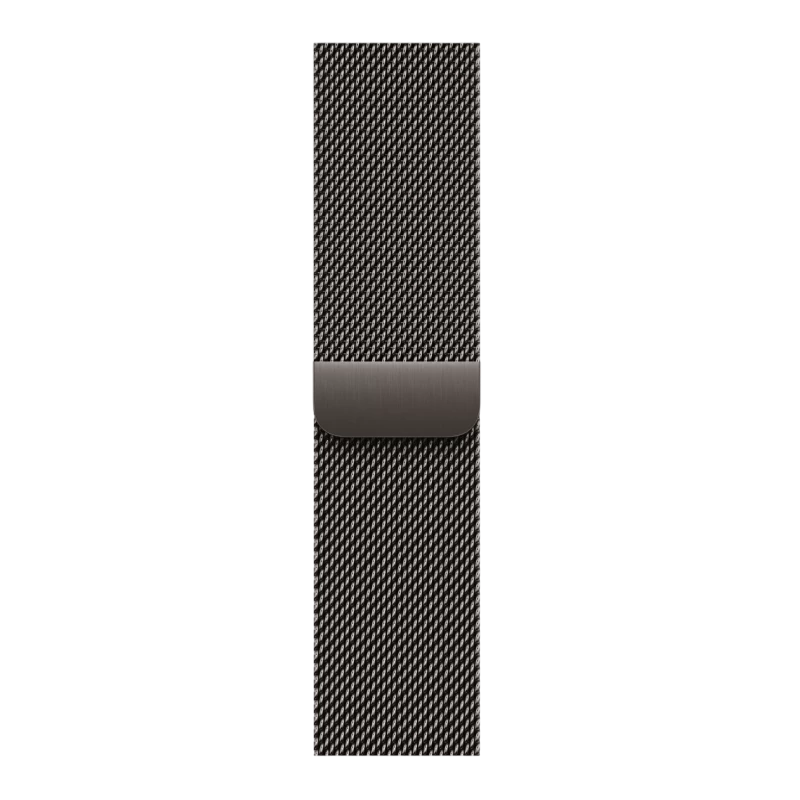 Смарт-часы Apple Watch 11 титановые Gold  46 мм, Milanese Loop Gray
