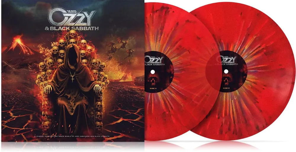 Виниловая пластинка MANY FACES OF - Ozzy & Black Sabbath (Red Splatter)