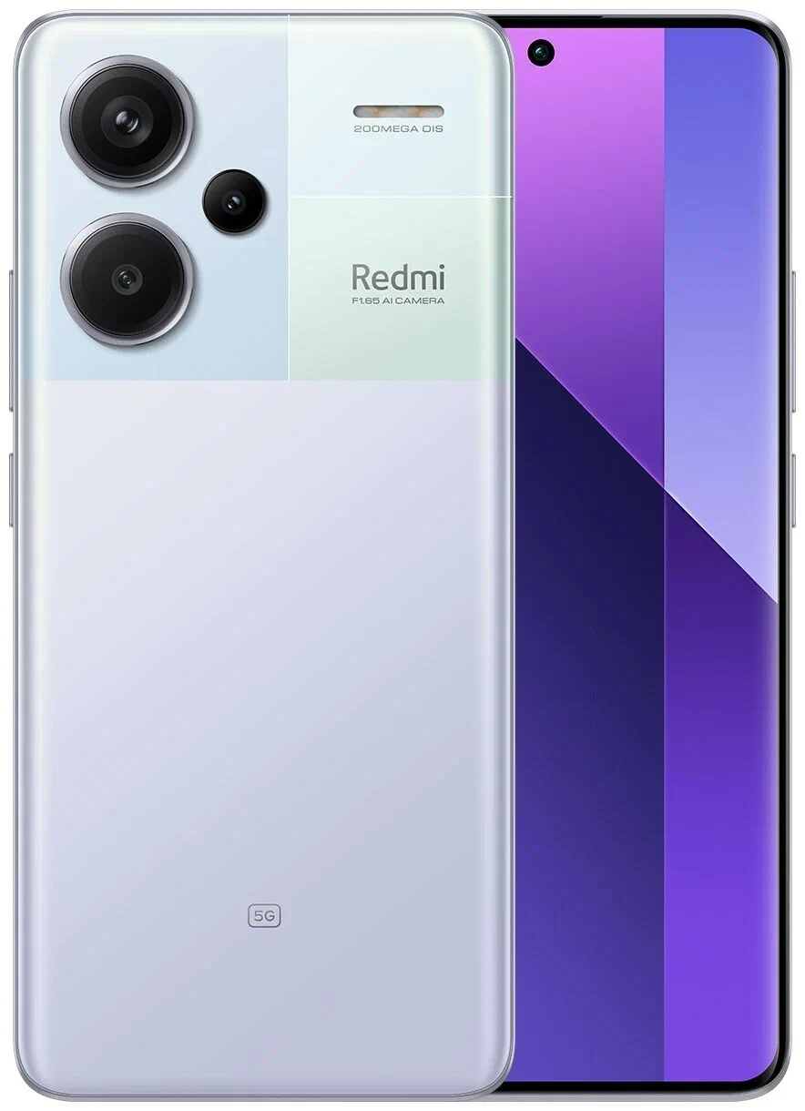 Смартфон Xiaomi Redmi Note 13 Pro Plus 5G | 8/256 ГБ Global Aurora Purple Смартфон Xiaomi Redmi Note 13 Pro Plus 5G | 8/256 ГБ Global Aurora Purple