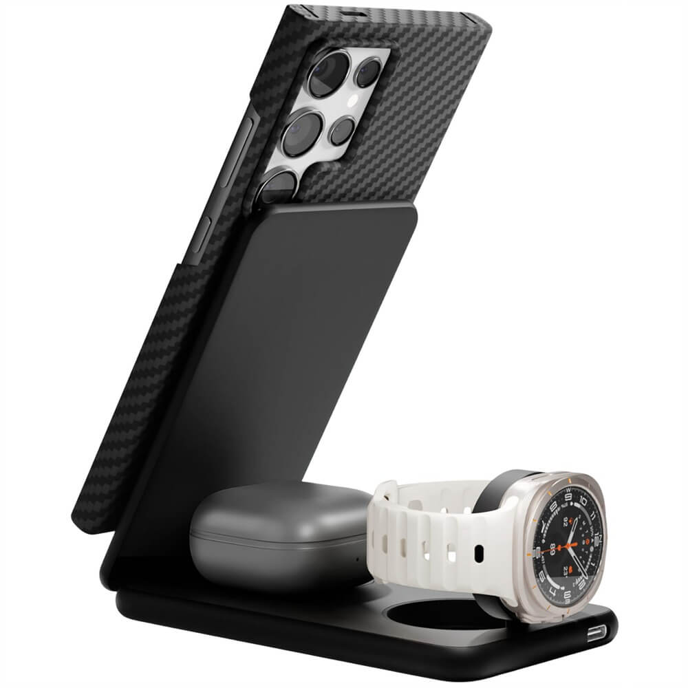 Беспроводное зарядное устройство VLP Alum Power Pro для Samsung, Черный