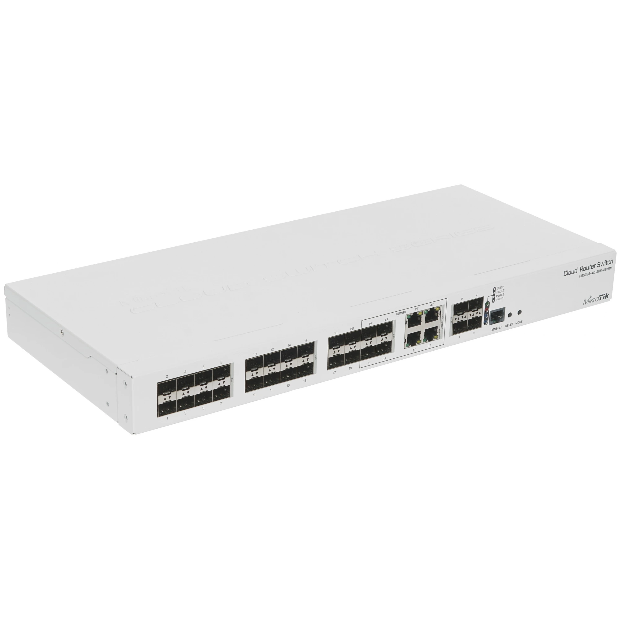 Коммутатор MikroTik CRS328-4C-20S-4S+RM, 24 порта, 1 Гбит/с, Управляемый