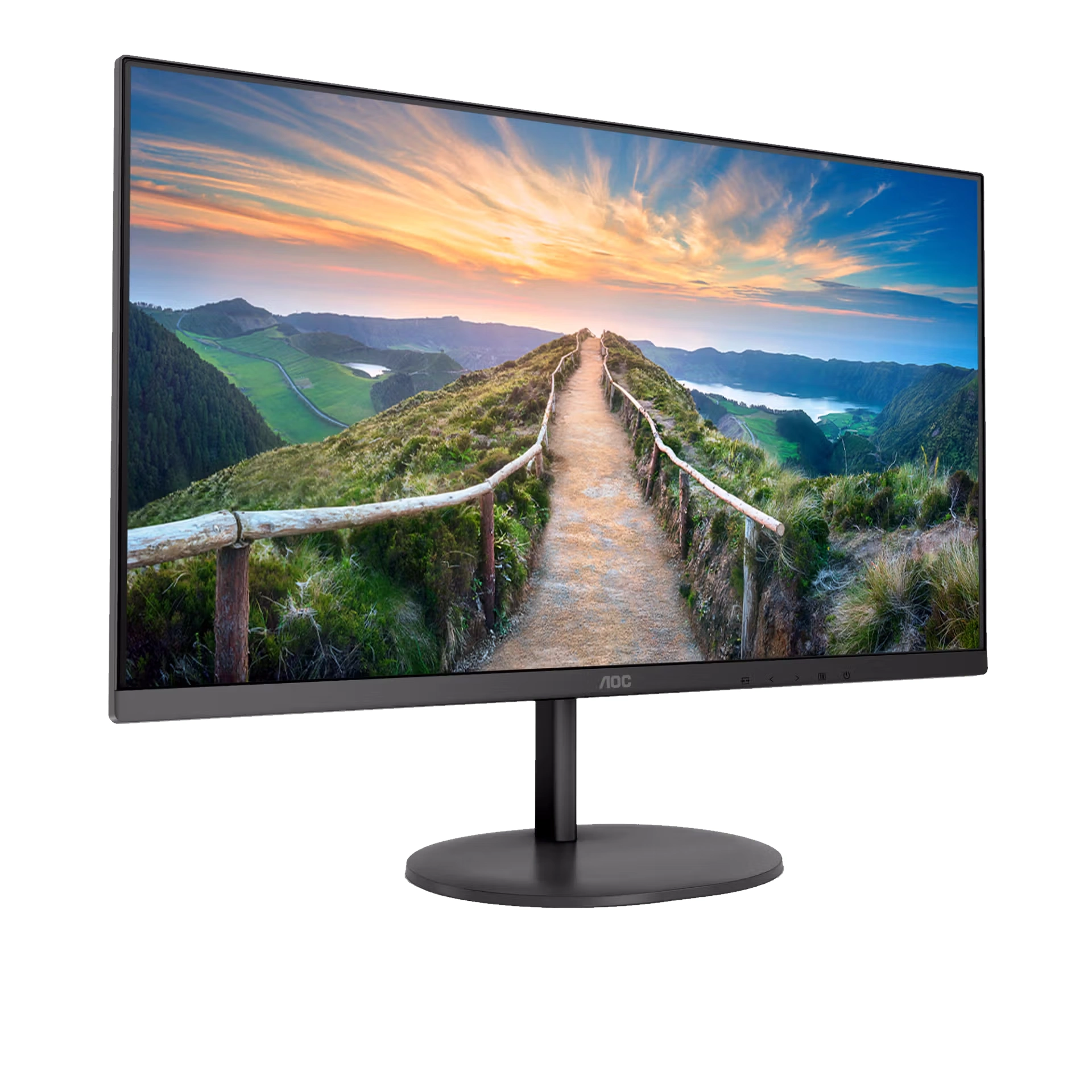 Монитор AOC Q24V4EA 24" 75 Гц IPS черный