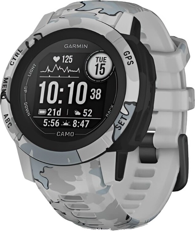 Смарт-часы Garmin Instinct 2S Camo Edition - 40 mm, Серый камуфляж