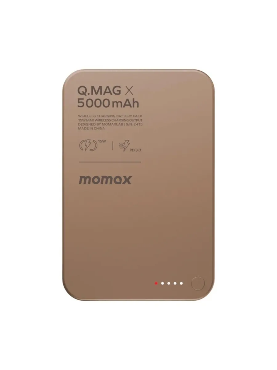 Внешний аккумулятор Momax Q.Mag X Battery Pack 5000mAh Золотой