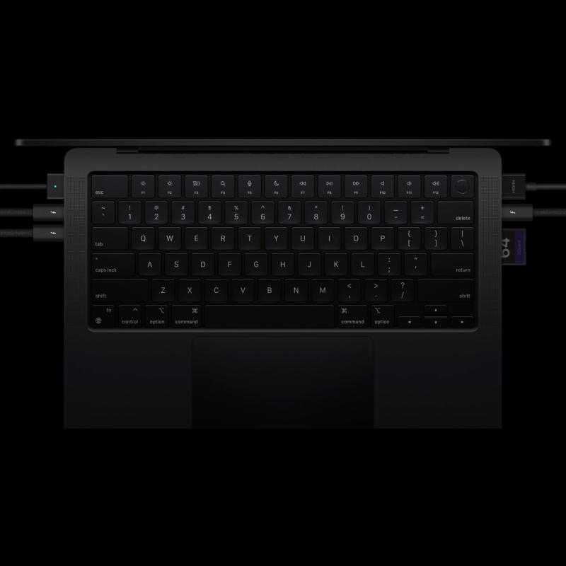 Ноутбук MacBook Pro 14" M4 Max (2024) 16C CPU/40C GPU, 128 ГБ RAM, 8 ТБ SSD, (Space Black | Черный космос) (Z1FG0000V; Z1FT0034U)