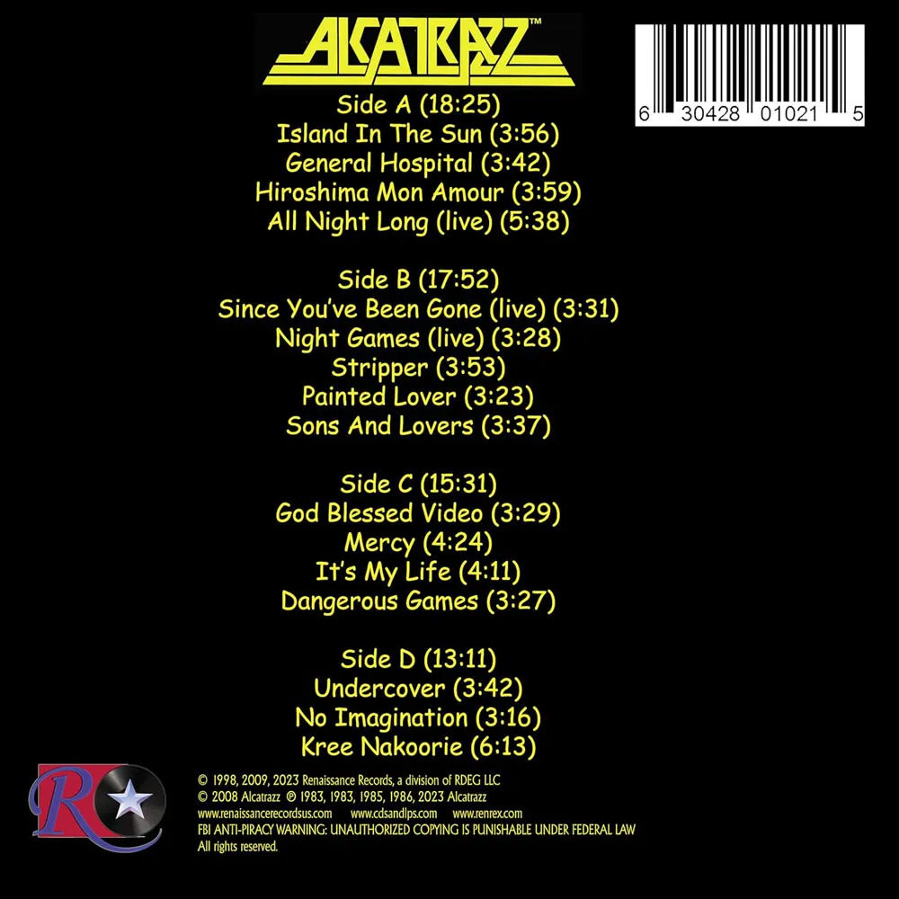 Виниловая пластинка ALCATRAZZ - Very Best Of Alcatrazz (Red)