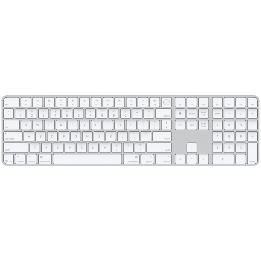 Клавиатура Apple Magic Keyboard with Touch ID and Numeric Keypad USB-C  Белый