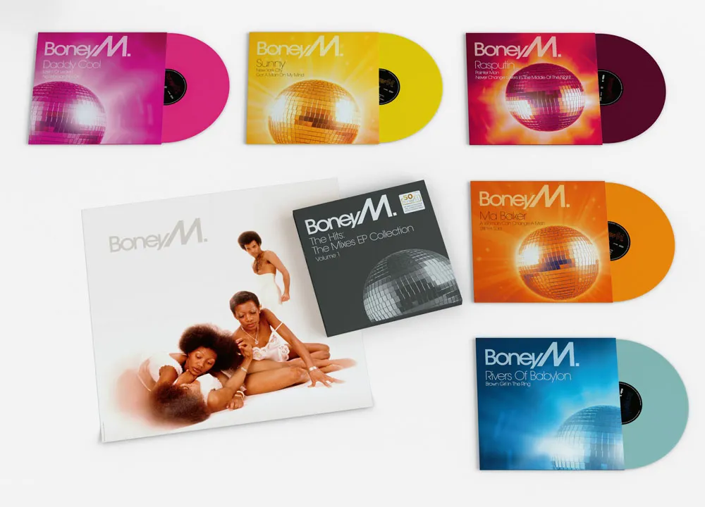 Виниловая пластинка BONEY M. - Hits: The Mixes EP Collection (Volume 1) (Box Set) (Coloured)