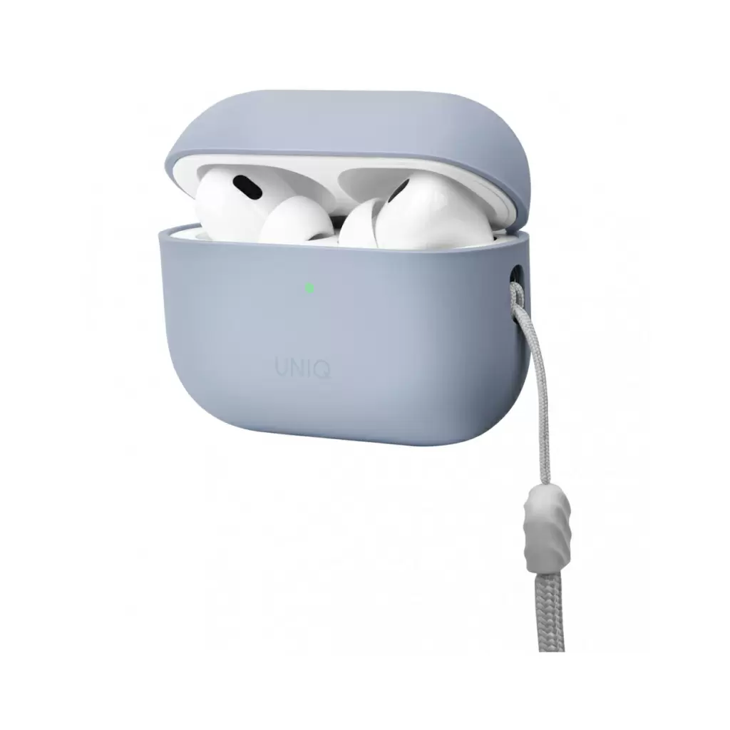 Защитный чехол Uniq Lino Liquid Silicone для AirPods Pro голубой