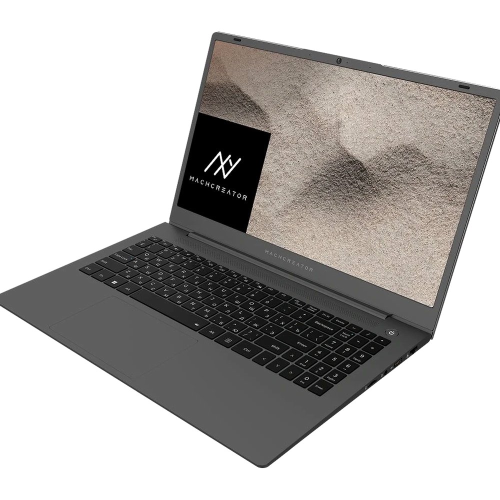 Ноутбук Machcreator One R6 16 JJ00G000HRU (16", AMD Ryzen 5 7430U, 16 ГБ, 512 ГБ SSD) Windows, серый (Dark Gray)