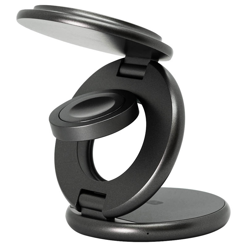 Зарядная станция Magssory Disc Signature Edition 3 в 1 для Apple Midnight