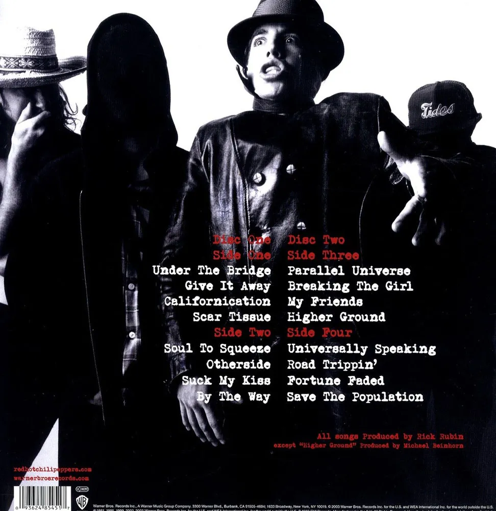 Виниловая пластинка RED HOT CHILI PEPPERS - Greatest Hits