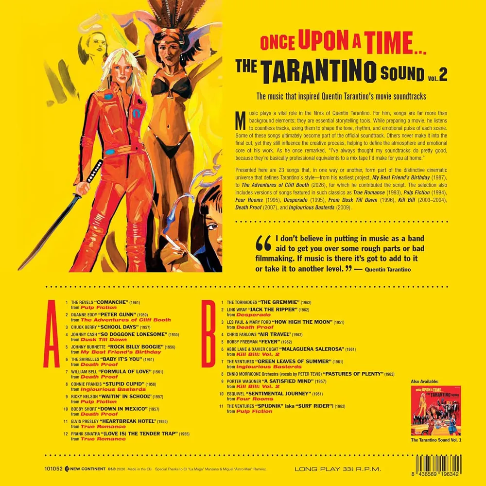 Виниловая пластинка VARIOUS ARTISTS - Once Upon A Time… The Tarantino Sound Vol. 2