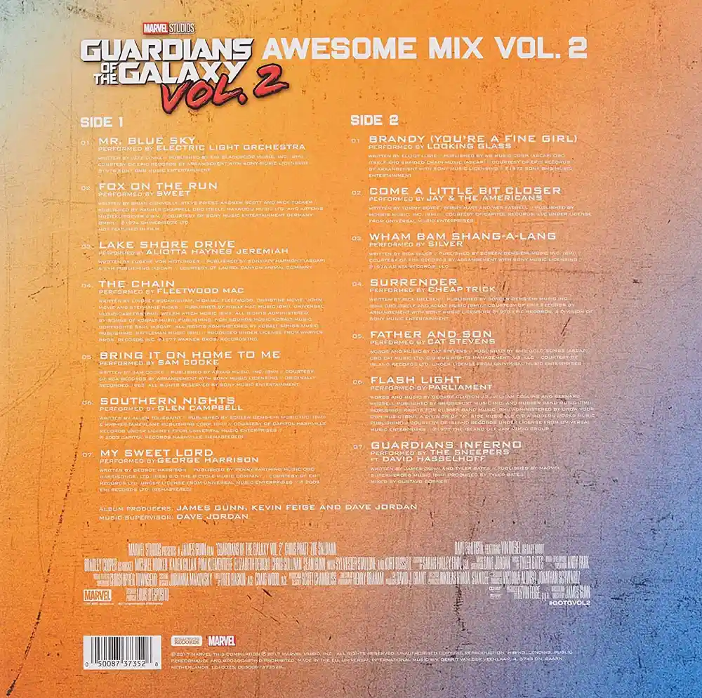 Виниловая пластинка OST - Guardians Of The Galaxy: Awesome Mix Vol.2