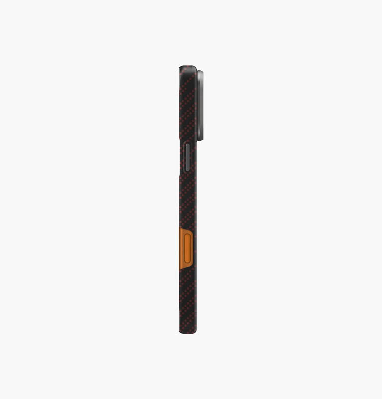 Uniq для iPhone 17 Pro Max KEVA EDGE Full Kevlar (MagSafe), Оранжевый