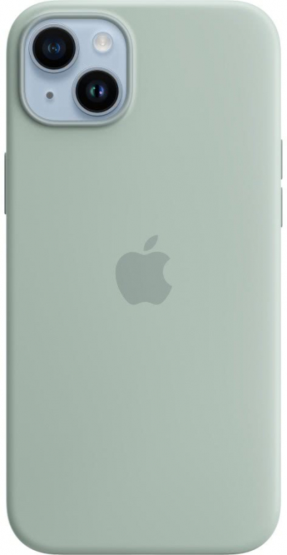 Чехол Apple iPhone 14 Plus Silicone MagSafe, светло-зеленый